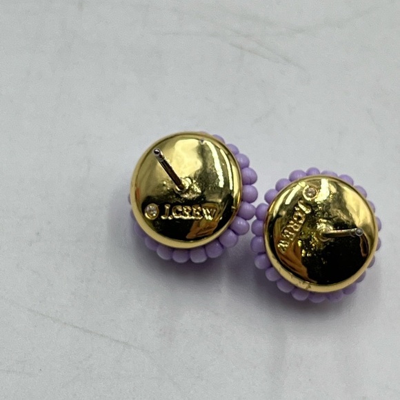 J. Crew Lavender Lilac Seed Bead
Beaded Post Small Round Stud Pierced Earrings - Picture 13 of 15